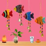 DRAVY HANDICRATFS Fish Hanging for Garden Door Kids Room Hall Balcony Wall Decorative Item For Home