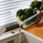 SORATH 1 pcs Fridge Storage Boxes, Fridge Organizer with Removable Drain Plate Tray, Fridge Storage Containers, Keeps Fruits, Vegetables, Meat, Fish Fresh Longer 1500 ml