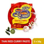 Blue Dragon Thai Red Curry Paste 110gm | Ideal for Seafood, Meat or Vegetable | Authentic Thai Flavour | Imported from Thailand