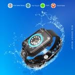 Ubon Fitguru 5.0 SW-71 With Bluetooth Calling ,36 Hours Backup,Full Touch, Metal Body Smartwatch (Black Strap, M)