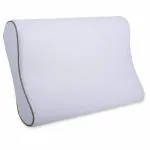 beatXP Hard Pu Foam Cervical Bed Pillow|Orthopedic Medical Pillow for Cervical Neck Pain Relief (White)