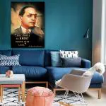 Surmul Multicolor Sunboard Medium Dr Bhim Rao Ambedkar Poster Quotes Wall Art Life Should Be Great Removable Sticker