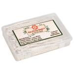 Om Phool Batti Cotton Long Wicks Akhand Pooja Batti in Box Combo (White) - Pack of 6