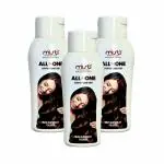Misti Herbal Remedies All in one Shampoo & Conditioner Hair Fall Control, Nourishes Scalp, Dandruff Control, Hair Growth & Strengthen Hair for Strong Long & Thick Hair | Hair Nourishment & Damage control - 100ml ( Pack of 3 )