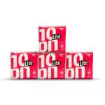 10 on Lite 1 Ply Soft Serviettes Tissue Paper Napkins-30 X 30 CM/12 x 12 Inch-100 Napkin, Pack of 4