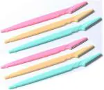 OPTRA-Qunex Care Multicolor Eyebrow Painless Facial Hair Remover Razor (Set Of 6)