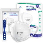 Care View Anti Pollution Cotton N95 Reuseable Unisex Face Mask, Ear Loop Style (Pack of 10) Protective Fold Flat Mask with 6 Layered Filtration(With Head Mask Extender)