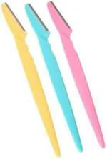 OPTRA-Chirgo Enterprise Multicolor Eyebrow Painless Facial Hair Remover Razor (Set Of 3)