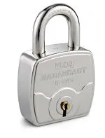 Mobaj Nickel Plated Mild Steel Zabardast Heavy Duty pad Lock - 80mm