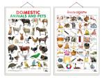 GO WOO Combo of 2 Domestic Animals and Pets and Telugu Alphabet?(Telugu) | Charts for Kids