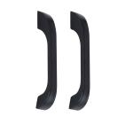 Atom Heavy Duty 4.8 -inch Zinc Cabinet Handle for Wooden and PVC Doors for Home Main Door/Bathroom/Windows/Wardrobe - Pack of 2 (Finish BLACK)