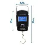 ShopiMoz Electronic Portable Fishing Hook Type Digital LED Screen Luggage Weighing Scale, 50 kg KANTA Digital Luggage Weighing Scale DIGITAL color
