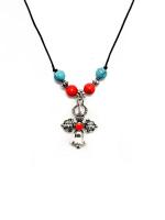 Astroghar Tibetan Dril Bu And Dorje Vajra Bell White Metal Pendant For Men And Women