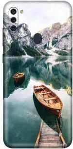 instyler Samsung M11 PRINTED SKIN STICKER DECAL LAMINATION (PERFECT FIT/ONLY BACK/MATTE FINISH)