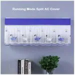 Homeleven AC Cloth Cover Split Indoor Unit Dustproof Stretchable with Elastic All Weather Air Conditioner Dust Cover for 1.5 and 2 Ton Indoor Unit (Pack of 1, Multi Design)