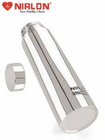 NIRLON Stainless Steel Single Wall Refrigerator Fridge Water Bottle/ Home/Office/SchoolKids Bottle, Silver, Set of 1