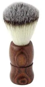 Ecopath Wooden Shaving Brush | Imitation Badger Hair Shaving Brush | Ultra Soft & Absorbent Bristles | Natural and Eco-friendly | For A Smooth Shave | Pack of 1