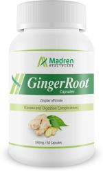 Madren Healthcare Ginger Root Capsules for Nausea And Digestion Complications 550 mg, 60 Count