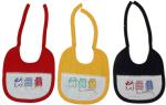 FAVISM Multicolour Pure Soft Cotton Bibs New Born Baby 0 to 36 Months - 20x0x16 cm (Pack of 3)