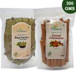 Farmbean Premium Whole Spices Combo Pack of 2 -300Gms (Bay Leaf 100g,Cinnamon 200g)