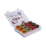 S K D Mix Flavour Chandan,Rose,Guggal Havan Dhoop Cup With Burner Plate For Pooja Meditation