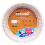 Oddy Ecobake Cooking Paper Tray for Frying Pan & Airfryer, 7 Inch Base + 1.96 Inch Walls, 120 Pcs