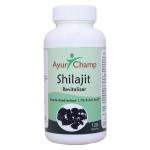 Ayur Champ Shilajit Capsules 240 mg - 120 Capsules (Pack of 4)