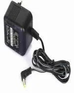 N&M Store Power Adapter for Casio Keyboards: 6.5ft Extra-Long Cord, 7.5V Gaming Adapter (Black, For Wii)