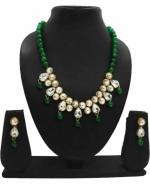 Jn Handicraft Alloy Copper-Plated Black Jewel Set For Women