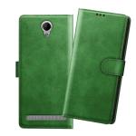 HANIRY Flip cover For Swipe Elite 3 flip cover / Elite 3 flip cover / Green