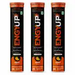 ENGYUP Multivitamins & Multiminerals Supplement, Immunity Booster, Orange Flavor, 60 Tablets