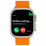 ZEORGIA T800 Ultra 1.9 Inch Display Bluetooth Calling SmartWatch (Orange)