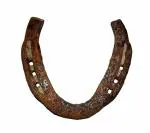 Real Seed Black Metal Horse Shoe for Good Luck 80g