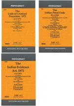 Criminal Major Acts Combo- CrPC, IPC, Evidence_Professional Book Publishers