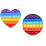 Chigy Wooh Poppet Fidget Toy Poppit Toys for Kids Stress Relief Fun Toys and Games for Girls and Boys Among Us Pop Its Big Bubbles Great Gadget Popti Toys