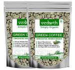 Vedarth Green Coffee Beans for weight loss 100g x 2 Pack Instant Coffee (2 x 100 g)