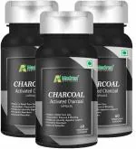 Madren Healthcare Activated Charcoal 1000 mg, 60 Capsules Each (Pack Of 3)