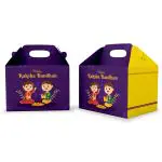 Festiko Happy Raksha Bandhan Gift Box For Brother/Sister - Design 1, Rakhi Goodie Box For Siblings, Raksha Bandhan Decoration (5 Pcs)