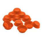 Jaycee Microwave Safe And BPA Free Orange Virgin Plastic Multipurpose Bowl - 300 Ml (Pack Of 12)