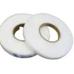 M Fabrics Hem Tape Rivil Civil Fabric Fusing Tape Double Sided Adhesive Hem Tape Iron on Tape (White) Buckram Interfacing Interlining Fusible 100 Yards Sewing - Pack of 2 Pieces