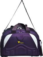 FEDRA Purple Polyester Strolley Duffel Bag - 40 L