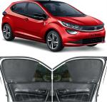 Able Dotnet Half Car Magnetic Sun Shade Curtains for TATA ALTROZ Set of 4 Pcs