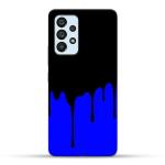MobiEra Samsung Galaxy A23 Blue Melting Design Plastic Hard Case Cover