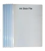 Buy Shining Zon Stick File Folder Report Sliding Bar Cover Strip File ...