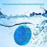 Creative Zone Toilet bowl cleaner tablet Automatic toilet bowl cleaner Flush cleaner tablet Toilet tank cleaner tablet Bathroom cleaner tablet Toilet cleaning tablet Toilet deodorizer tablet Blue toilet bowl tablet Toilet stain remover tablet (SET OH 10)