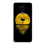 GADGETSWRAP Printed Vinyl Skin Sticker for LG G7 - Yellow Moon