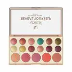 UNICB Reveal Yourself Eyeshadow Palette 17 Pigmented Matte & Blusher Shades | Blendable Powder For Long Wear Eye Makeup With Flawless Finish (14.5g) (Group-B)