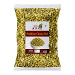 90's MILL Podhina Chana Dal Namkeen | Crunchy Munchy Pudina Mint Chana Dal Namkeen Made In Healthy Ground Nut Oil | Travel Friendly Cocktail Chakhna Party Snacks Vegetarian Snack-350g*1Pack