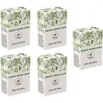 iShilp Green Herbs Soap for Skin Care | Herbal Bath Soap for Men & Women - Pack of 5
