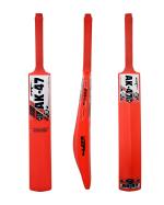 AK47 RED COLOR PLASTIC CRICKET BAT